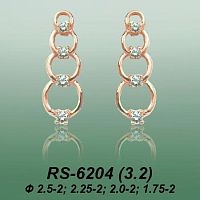 Серьги RS-6204 опока