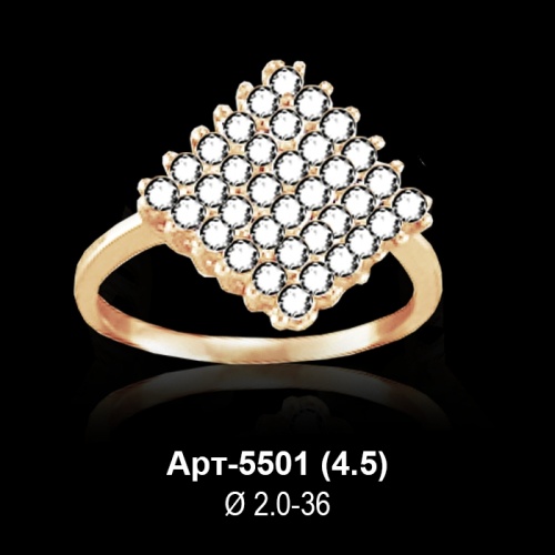 Кольцо Арт-5501 восковка Кольцо Арт-5501 восковка