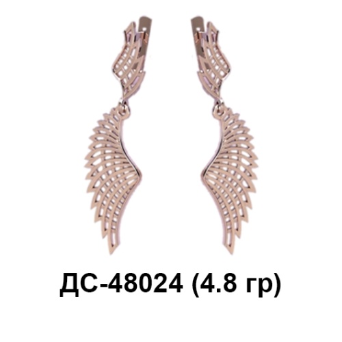 Серьги ДС-48024 восковка Серьги ДС-48024 восковка