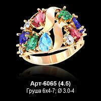 Кольцо Арт-6065 восковка