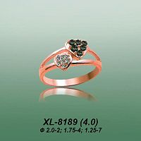 Кольцо "Сердце" XL-8189 опока