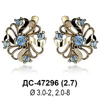 Серьги ДС-47296 восковка