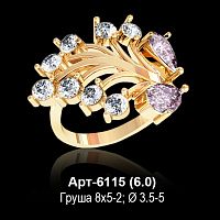 Кольцо Арт-6115 восковка