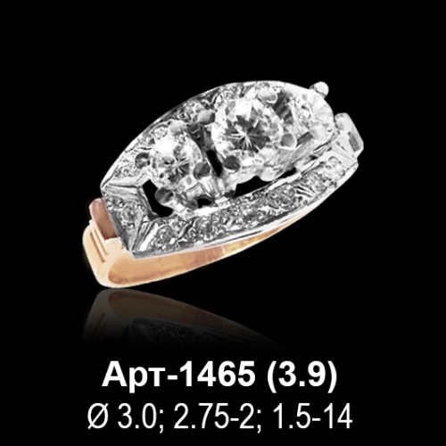 Кольцо Арт-1465 восковка