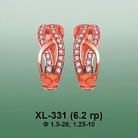 Серьги XL-331 опока