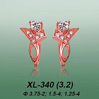 Серьги XL-340 опока