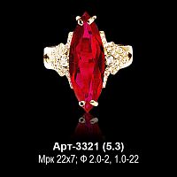 Кольцо Арт-3321 восковка