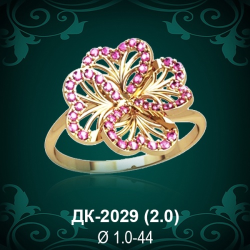 Кольцо "Сердце" ДК-2029 восковка Кольцо "Сердце" ДК-2029 восковка