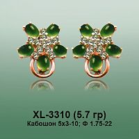 Серьги XL-3310 опока
