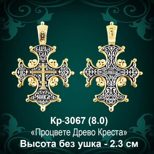 Крестик Кр-3067 восковка 