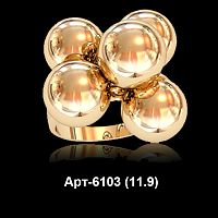 Кольцо Арт-6103 восковка