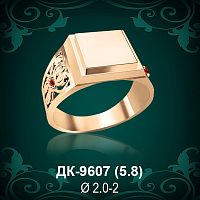 Мужской перстень ДК-9607 восковка