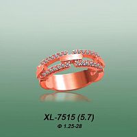 Кольцо "Обручальное" XL-7515 опока
