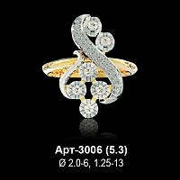 Кольцо Арт-3006 восковка