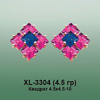 Серьги XL-3304 опока