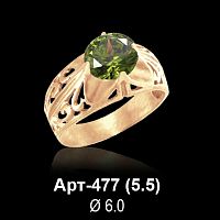 Кольцо Арт-477 восковка