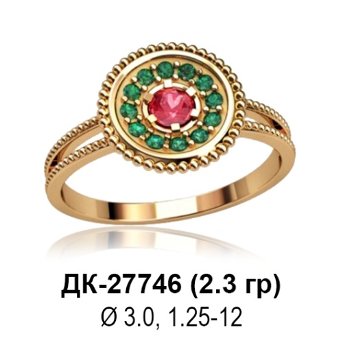 Кольцо ДК-27746 восковка Кольцо ДК-27746 восковка