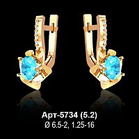 Серьги Арт-5734 восковка