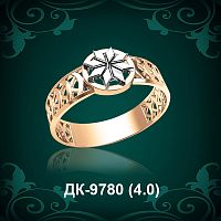 Мужской перстень "Алатырь" ДК-9780 восковка