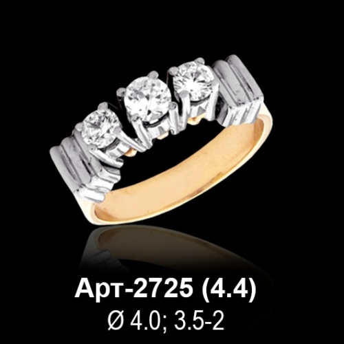 Кольцо Арт-2725 восковка