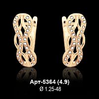 Серьги Арт-5364 восковка