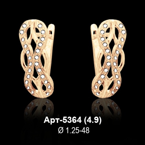 Серьги Арт-5364 восковка