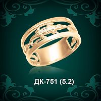 Кольцо "Крокодилы" ДК-751 восковка