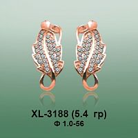 Серьги XL-3188 опока