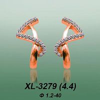 Серьги XL-3279 опока