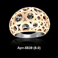 Кольцо Арт-5839 восковка