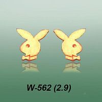 Серьги "Гвоздики" W-562 опока