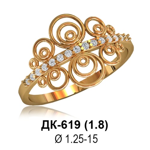 Кольцо ДК-619 восковка