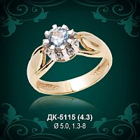 Кольцо "Одинарка" ДК-5115 восковка