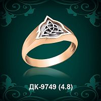 Мужской перстень "Оберег" ДК-9749 восковка