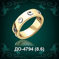 Обручальное кольцо "Мужское" ДО-4794 восковка