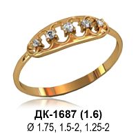 Кольцо ДК-1687 восковка
