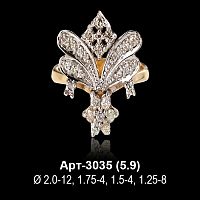 Кольцо Арт-3035 восковка
