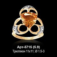 Кольцо Арт-5715 восковка