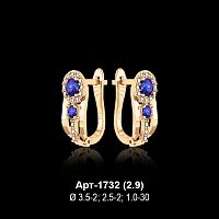 Серьги Арт-1732 восковка