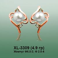 Серьги XL-3309 опока