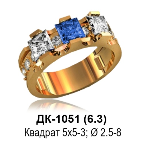 Кольцо ДК-1051 восковка