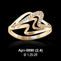 Кольцо Арт-5890 восковка