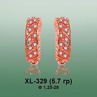 Серьги XL-329 опока