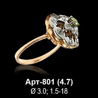 Кольцо Арт-801 восковка