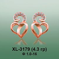Серьги XL-3179 опока