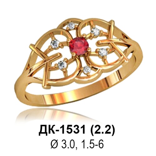 Кольцо ДК-1531 восковка
