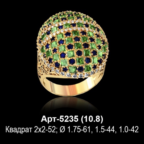 Кольцо Арт-5235 восковка Кольцо Арт-5235 восковка