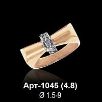Кольцо Арт-1045 восковка