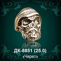 Мужской перстень "Череп" ДК-8851 восковка