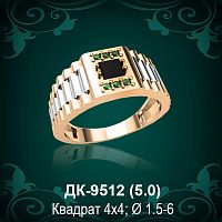 Мужской перстень ДК-9512 восковка